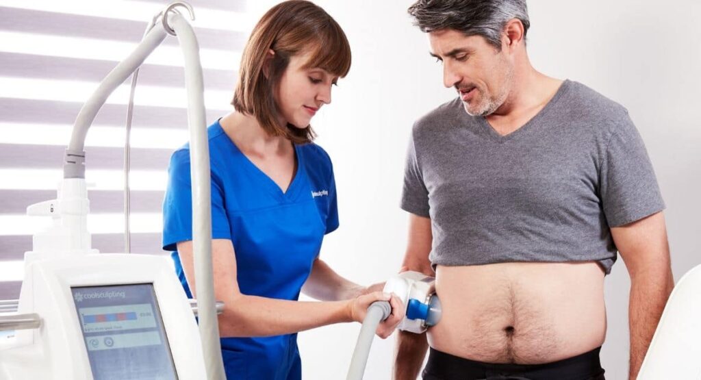 treatment in male for love handles
